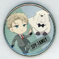 【中古】バッジ・ピンズ ロイド・フォージャー＆ボンド・フォージャー オリジナル缶バッジ 「SPY×FAMILY×ローソン キャンペーン」 対象ドリンク剤購入特典