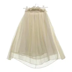 Snidel スナイデル ひざ丈スカート レディース FREE アイボリー　ホワイト系 20240422-0028