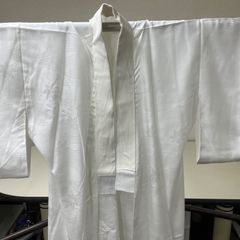 長襦袢　白　模様あり　紅葉柄　和装　着物用