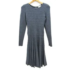 ミリー ニットワンピース 長袖 トップス レディース Sサイズ グレー MILLY 【中古】のサムネイル