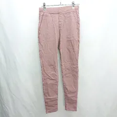 超希少LUSTER ストレッチスキニー 斜線柄サーモンピンク個性的パンツ 超希少LUSTER ストレッチスキニー 斜線柄サーモンピンク個性的パンツ