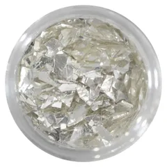 乱切りホログラム SSH02 ランダムカット シャインシルバーM 　プリンセスジュエリー ガラスフレンチ