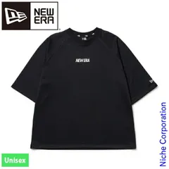 【新品】 ニューエラ  半袖 ドライスウェット Tシャツ ワードマーク ブラック 14410163 アウトドア ウェア トップス ユニセックス