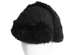 【お得なクーポン配布中!】 ノースフェイス 中綿入り ナイロン フライト キャップ メンズ フリーサイズ / 帽子 防寒 耳当て ボア パイル フリース ボンバー ハット 黒