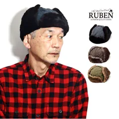 RUBEN (ルーベン) イヤーフラップ キャップ 耳あて 帽子 フライトキャップ ファー メンズ 防寒 アウトドア キャンプ スキー 耳当て 耳つき パイロット 秋冬 山 登山 【MB】