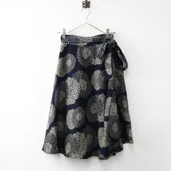 【極美品】PAL’LAS PALACE インディゴ染め フラワー フレアスカート パラスパレス Pal'las Palace インディゴ染め フラワー スカート