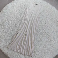 【訳あり】mizuiroind （ミズイロインド） ノースリーブワンピース マキシ丈 レディースSサイズ相当