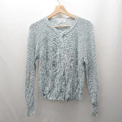 ◇ ⊂ JOURNAL STANDARD 透け編み 長袖 透けニットカーディガン サイズ表記なし ブルー系 レディース E  【1506230030248】