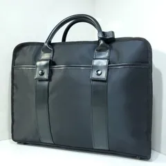 タケオキクチ TAKEO KIKUCHI A4収納 ナイロン レザー ビジネスバッグ 書類鞄 ハンドバッグ ブリーフケース ブラック 5756327e20250321
