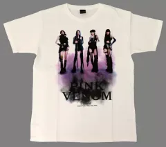 【中古】Tシャツ BLACKPINK フォトTシャツ Pink Venom ホワイト Sサイズ 「BLACKPINK WORLD TOUR [BORN PINK] JAPAN」