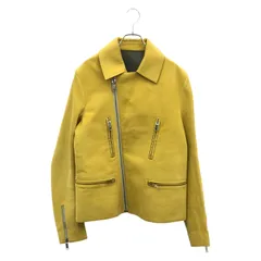 ベルルッティ Berluti ライダースジャケット ライダース イエロー レザー ライダース メンズ Used Bのサムネイル