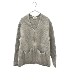 Acne Studios (アクネ スティディオス) 17AW DONYA L-WOOL PAW17 ジップアップ ニット カーディガン グレーのサムネイル