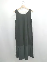 ◇ ⊂ AS KNOW AS アズノゥアズ ひざ下丈 ワンピース サイズF ブラック レディース E  【1506130003113】のサムネイル