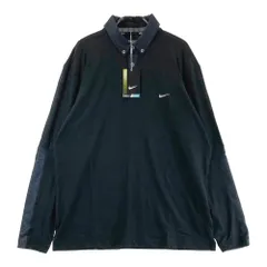 サイズ：XL NIKE GOLF ナイキゴルフ  長袖ポロシャツ  ブラック系 [240101378545]# ゴルフウェア メンズ ストスト
