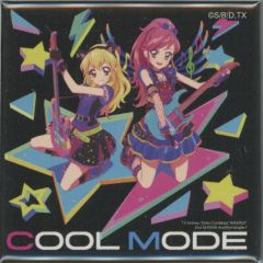 [중고] 배지 핀즈 COOL MODE [STAR☆ANIS 아이카츠! 스페셜 LIVE TOUR 2015 SHINING STAR 재킷 배지]