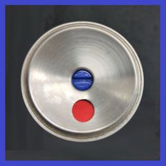 【在庫処分特価】ドアノブ　川口技研　ハイス両玉ＷＣロック　BS60ｍｍ　非常時開錠装置付　握り玉　トイレ　表示錠　住宅設備　DIY