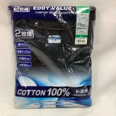 メンズ　クルーネック　半袖丸首Tシャツ　2枚組　Lサイズ　ブラック　C729