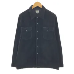古着 カルバンクライン Calvin klein JEANS 長袖 ベロアシャツ メンズM/eaa405483のサムネイル