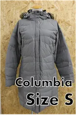 Columbia　コロンビア　ダウンジャケット　フード付き　ロングジャケット　レディース　S