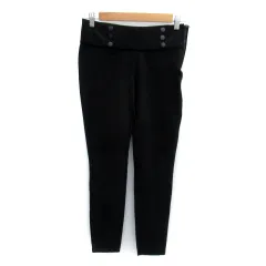 ザラ トラファルック ZARA Trafaluc スキニーパンツ ロング丈 無地 ストレッチ M 黒 ブラック /SY33