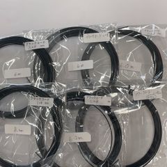 「半パリ6本セット・ノンパッケージ品」テクニファイバー (Tecnifibre) ブラックコード Black Code/1.28mm/ブラック硬式テニスポリエステルガット【メール便発送】