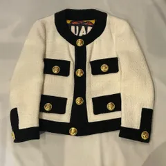 DSQUARED2 ディースクエアード ツイードジャケット ホワイト系 size:38【代官山A07】