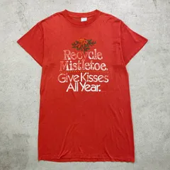 90年代 USA製 メッセージプリント Tシャツ Tワンピ ビッグサイズ レディース メンズ 【SS2506】