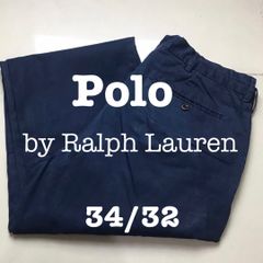 CN33【Polo By Ralph Lauren☆チノパン】34/32 古着 ポロチノ パンツ ポロ ラルフローレン