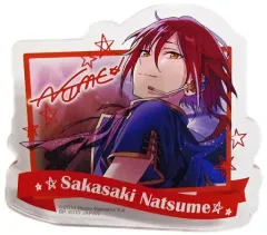 【中古】バッジ・ピンズ 逆先夏目 アクリルバッジ 「アミューズメント一番カフェ あんさんぶるスターズ! ～SUMMER☆2019～vol.1」 ドリンクセット注文特典
