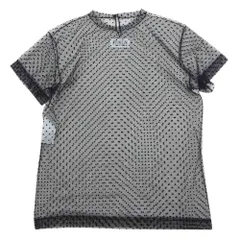 MAISON MARGIELA メゾンマルジェラ カットソー 21SS S51GC0506 S53798 四つタグ カレンダータグ 半袖 シースルー ドット ブラウス ブラック系 L【中古】のサムネイル