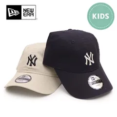 ニューエラ【ＮＥＷ ＥＲＡ】Youth 9TWENTY ニューヨーク・ヤンキース ミッドロゴ ストーン ネイビー キッズ 6～15歳 身長130～160cm 子供 キャップ 帽子