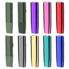 【数量限定】ハードケース カバー 収納ケース ワン イルマ 対応アイコス (ブラック) one用の保護メッキケース iluma inkostudio汎用交換ケース、iqos