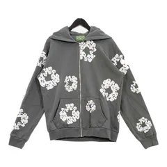 DENIM TEARS グレー ジップパーカー M 中古・古着通販】Denim Tears (デニムティアーズ) 裏地ボアジップ