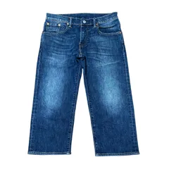 LEVI'S 502 ストレッチ クロップド テーパードデニム インディゴ サイズW30 メンズM リーバイス