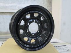 DAYTONAデイトナ風　スチールホイール　ブラック　１６インチ　７．０　+３８　ハイエース２００等