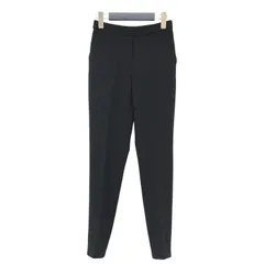Theory セオリー パンツ ブラック 黒 サイズ:XXX0(XXXS) / 24春夏 テーパード パンツ / Admiral Crepe Treeca Pull On J / スラックス クロップド丈 センタープレス ウエストゴム【レディース】【中古】