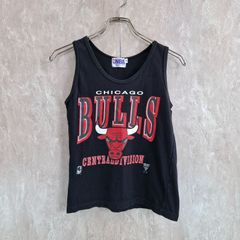 NBA エヌビーエー Chicago bulls シカゴ・ブルス グラフィックプリント バスケ ブラック　黒 130 タンクトップ キッズ