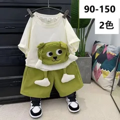 キッズ 子供服 セットアップ 上下セット Tシャツ+ショートパンツ 2点セット 夏 子供服 男の子 tシャツ 半袖 薄手 ジュニア ハーフパンツ ボトムス 半ズボン スポーツ 入学 誕生日 幼稚園 小学生 お出かけ KSGA032(2色90-150)