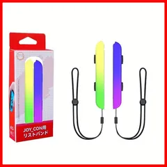 有機ELモテル対応】Joy Conジョイコンコントローラー用ストラップ交換パーツアクセサリー、スイッチジョイコンストラップ締め付け調整可能（2パック） 【Switch/Switch - Joycon用リストストラップ (グラデーション) Switch PGRT