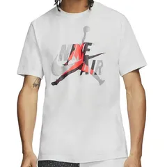 USAモデル NIKE ナイキ AIR JORDAN エア ジョーダン JUMPMAN 白 ネオンオレンジ Tシャツ