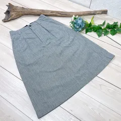 美品！レディース MHL マーガレットハウエル IRREGULAR END ON END COTTON LINEN  スカート 595-2132500 Sサイズ