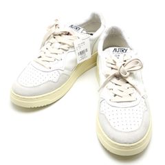 【楠本質店/元住吉】未使用品　オートリー　AUTRY　スニーカー　OPEN LOW MAN LEAT　ホワイト　サイズ：42(約JP27cm)　型番：AOLM CE10