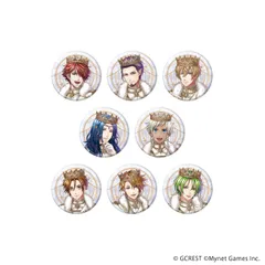 夢王国と眠れる100人の王子様 04 ブラインド 全8種（公式イラスト） 1BOX8個入 夢100 新品 正規品 ホログラム缶バッジ（57mm） 【A3】のサムネイル