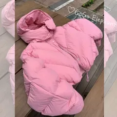 韓国デザイン♡大人可愛い♪　クロップド 中綿ジャケット　ダウンジャケット　コート