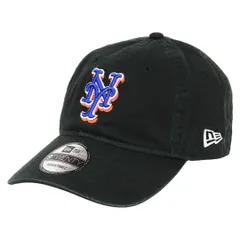 ニューエラ キャップ メジャーリーグ NEW ERA 9TWENTY メンズ レディース 帽子 MLB ロゴ ベースボールキャップ ニューヨーク・メッツ ブラック