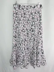 ◇ ⊂ PROPORTION BODY DRESSING 花柄 ロング フレア スカート サイズM ピンク系 レディース E  【1409100036053】