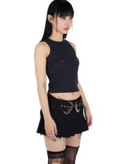 【KAIYA】nipple piercing sleeveless