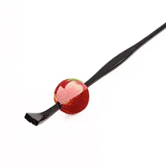 髪飾り 成人式 赤 振袖 前撮り 袴 花 浴衣 夏祭り 花火大会 玉かんざし 一本差し 縮緬 かんざし 和柄 簪 レトロ 和風 おしゃれ No.9-4529