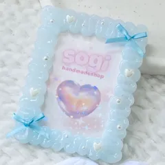 シンプル リボンとハートのホイップデコケース