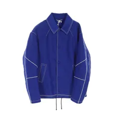 ヴァレンチノ Valentino PV0CI0M74WN ブルー ナイロン ウール コーチジャケット メンズ Used Aのサムネイル